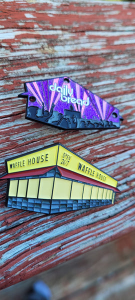 dB Waffle House  --   2 piece pin set