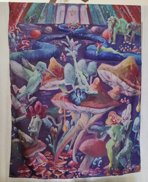 Trickery of Orchids Tapestry